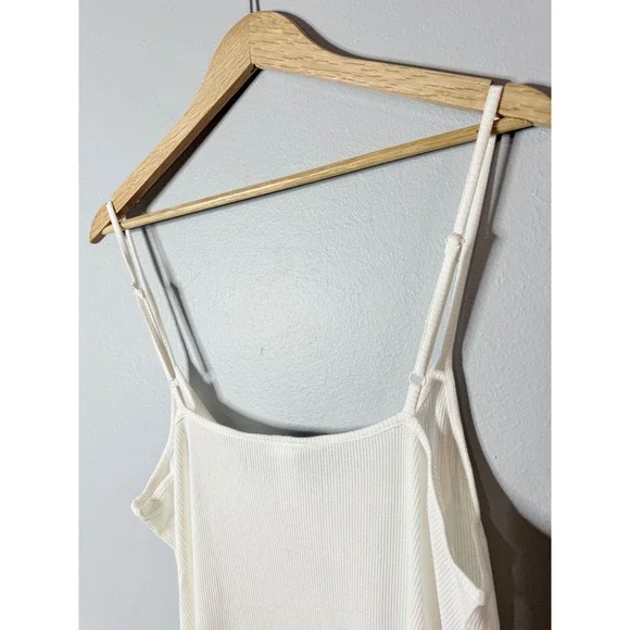 Andie The Barreta Dress Waffle Bamboo White‎ Slip Dress Midi XL - Picture 5 of 8